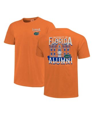 Men's and Women's Orange Florida Gators Comfort Colors Campus Alumni T-Shirt