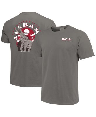 Men's Gray Alabama Crimson Tide Comfort Colors Team Statue T-Shirt