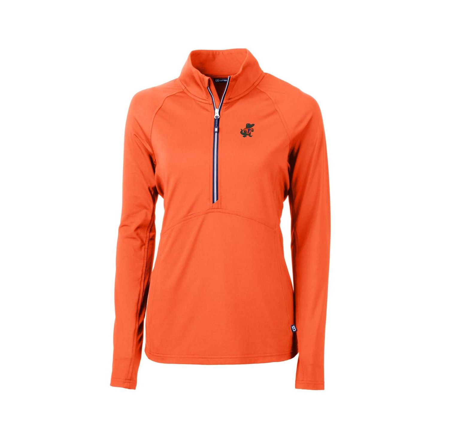 Women's Orange Florida Gators Adapt Eco Knit Stretch Half-Zip Pullover Top