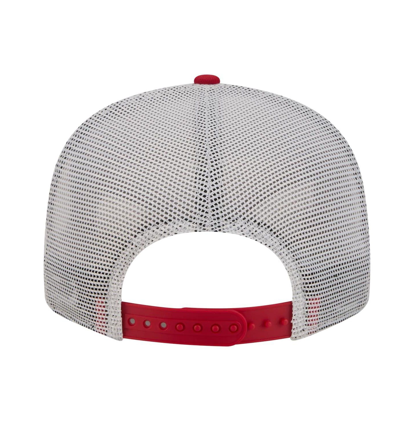 Мужская кепка New Era Scarlet San Francisco 49ers Core Team 9FIFTY Trucker Snapback Hat — фото 2