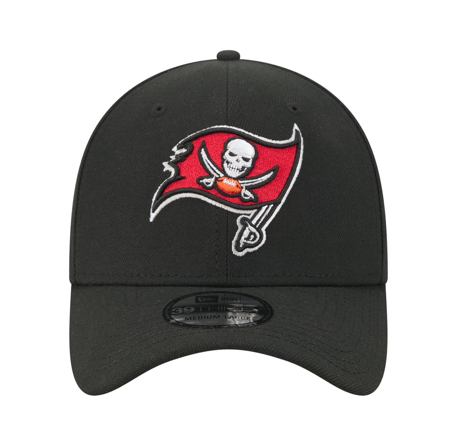 Men's Black Tampa Bay Buccaneers Core Team 39THIRTY Flex Hat