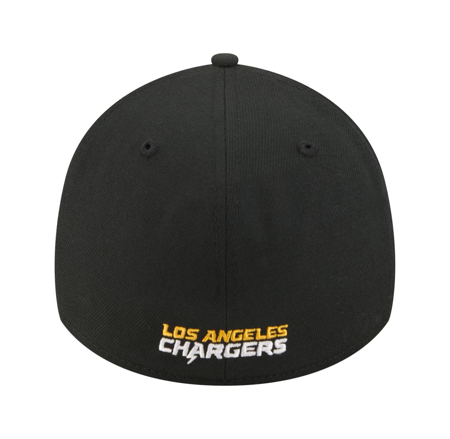 Men's Black Los Angeles Chargers Core Team 39THIRTY Flex Hat