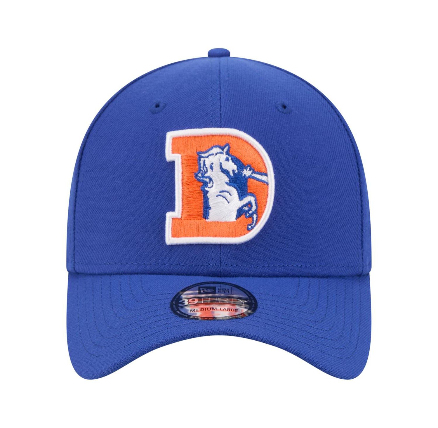 Men's Royal Denver Broncos Core Team 39THIRTY Flex Hat