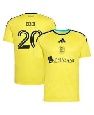Men's Edvard Tagseth Yellow Nashville SC 2026 The Reverb Kit Replica Jersey