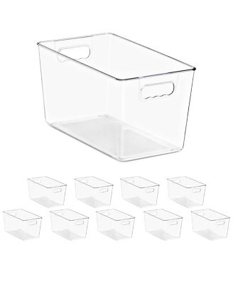 10 Pack X-Large Storage Containers for Pantry, Fridge, Cabinet, Closet and Kitchen Organization