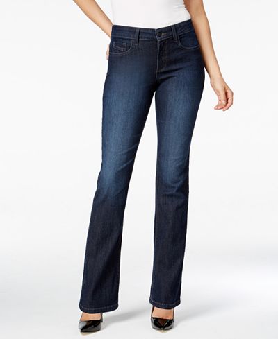 NYDJ Marilyn Burbank Wash Straight-Leg Jeans