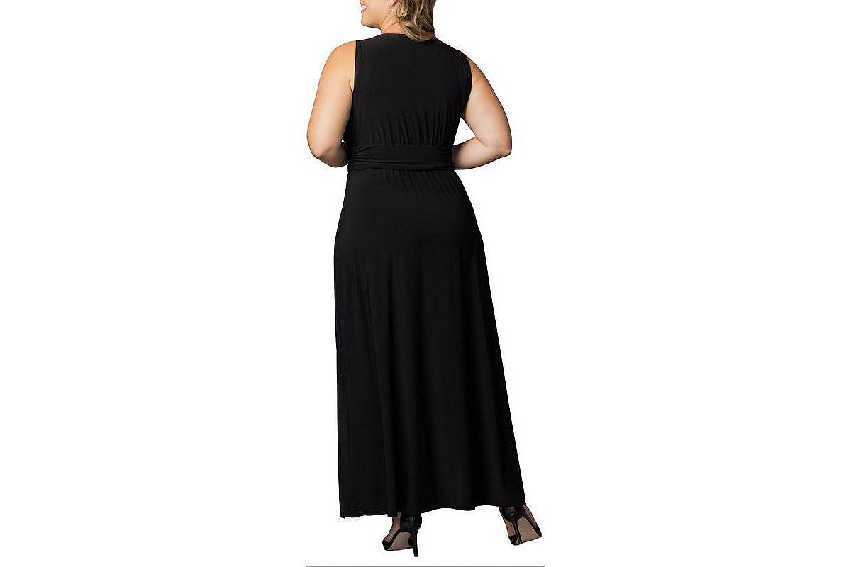 Kiyonna Women's Plus Size Daniela Sleeveless Maxi Dress view 2 — MAYCSS fashion products