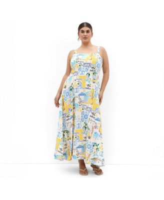 Women's Collins Amalfi Print Maxi Dress
