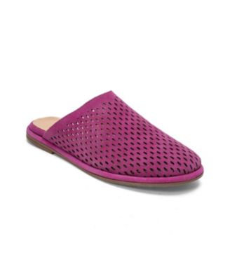 Forever and Always Shoes Melara Leather Slip On Mule