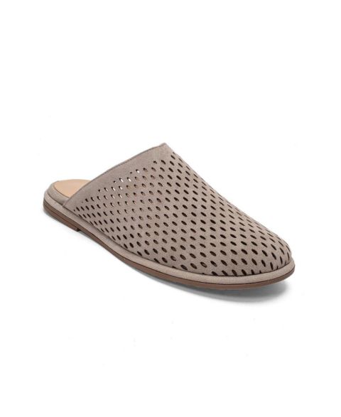 Женские сабо Forever & Always Shoes Melara Leather Slip On Mule, цвет: Бежевый замшевый