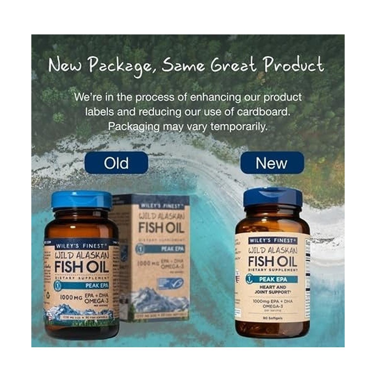 Wiley's Finest Wild Alaskan Fish Oil Peak Epa