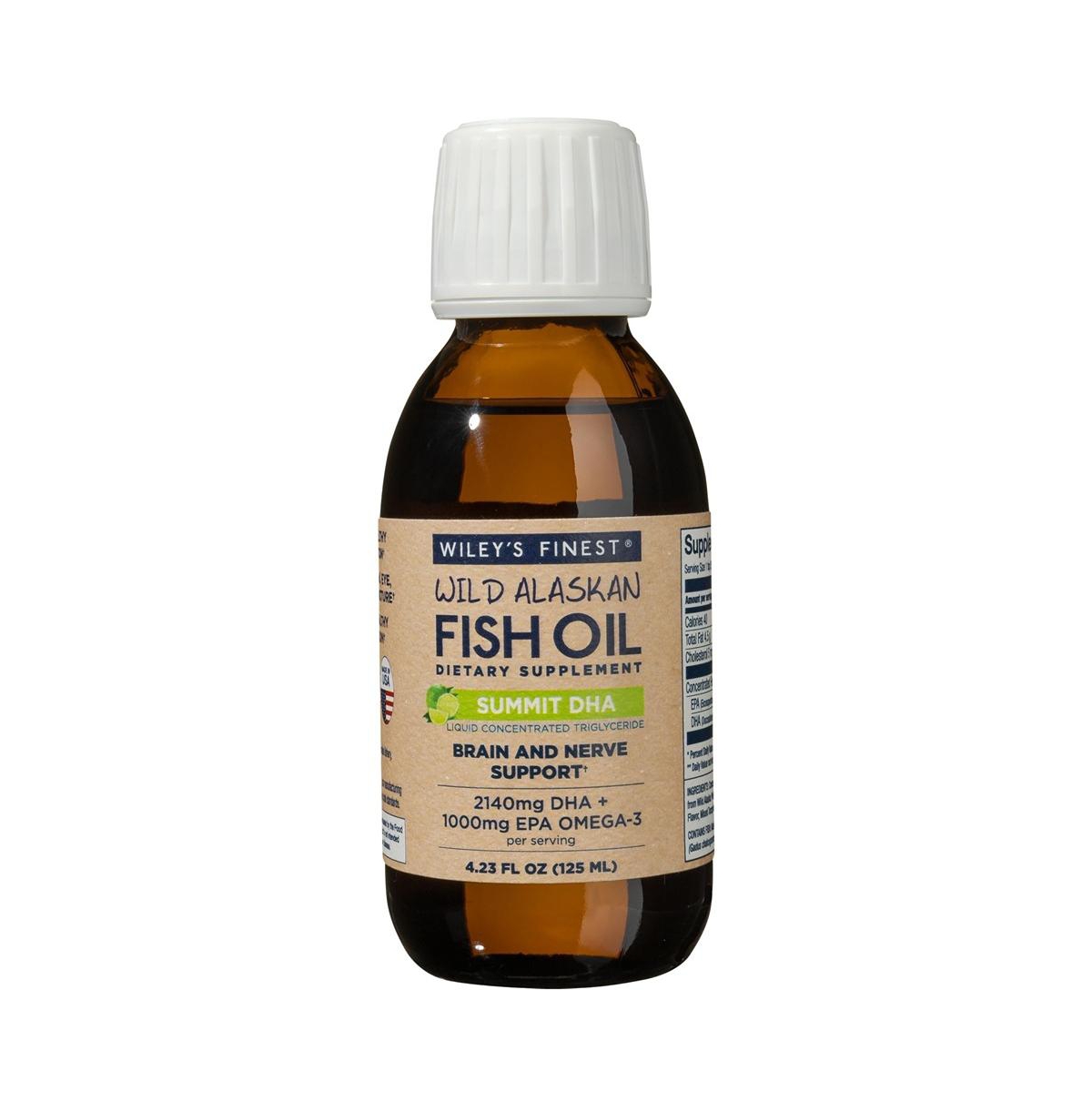 Wiley s Finest Summit Dha Liquid - 2140mg Dha and 460mg Epa Omega-3s - Citrus Flavor