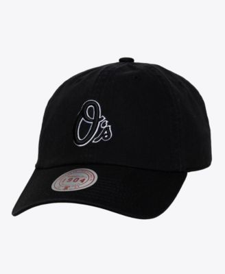 Men's and Women's Black White Baltimore Orioles 1904 Strapback Adjustable Hat