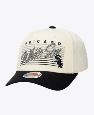 Men's and Women's Cream Chicago White Sox Retro Lines Stretch Snapback Hat