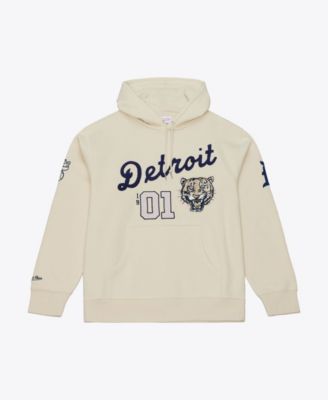 Men's Cream Detroit Tigers Yacht Rock Fleece Hoodie
