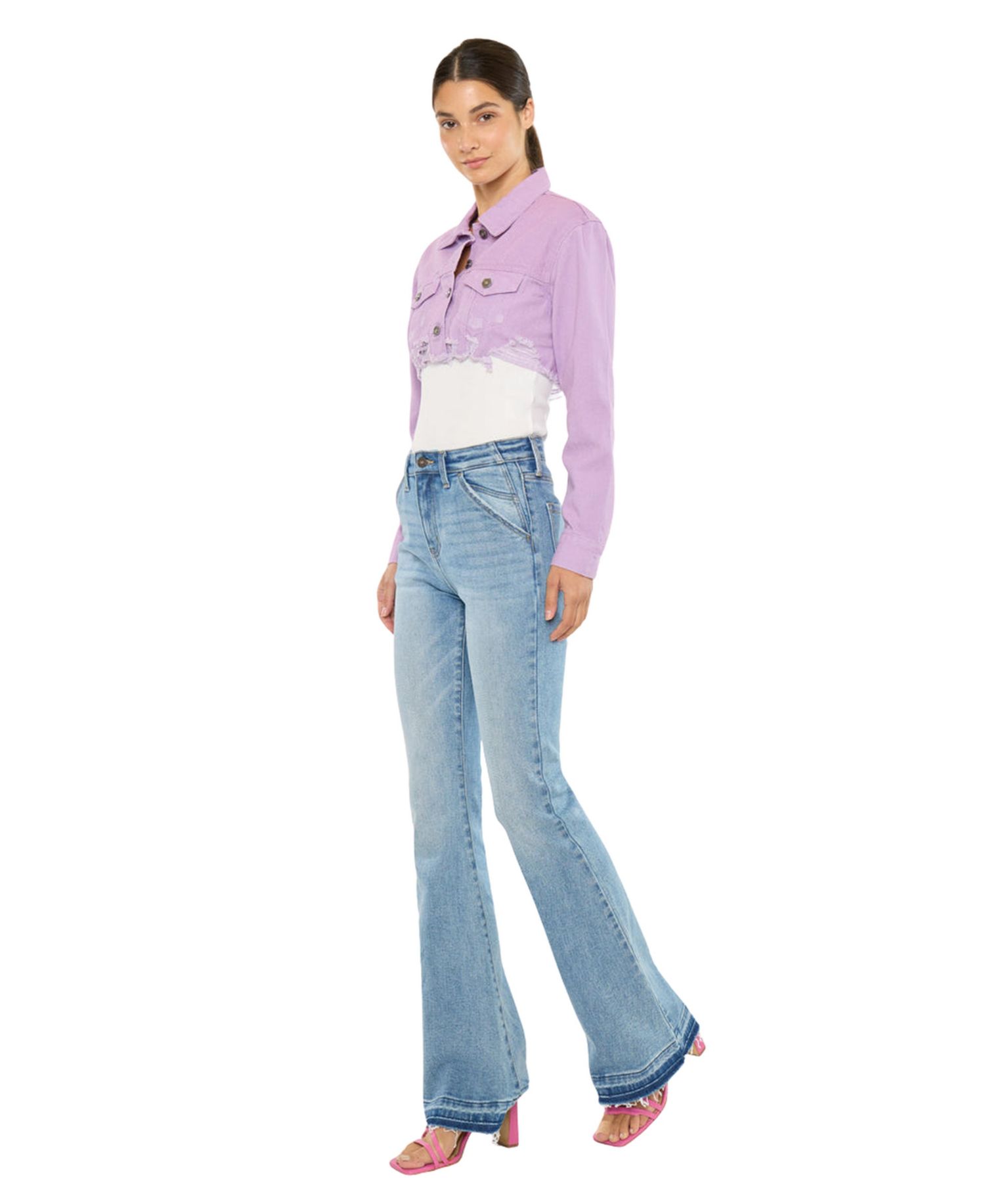 Women's USA Aimmes High Rise Flare Jeans