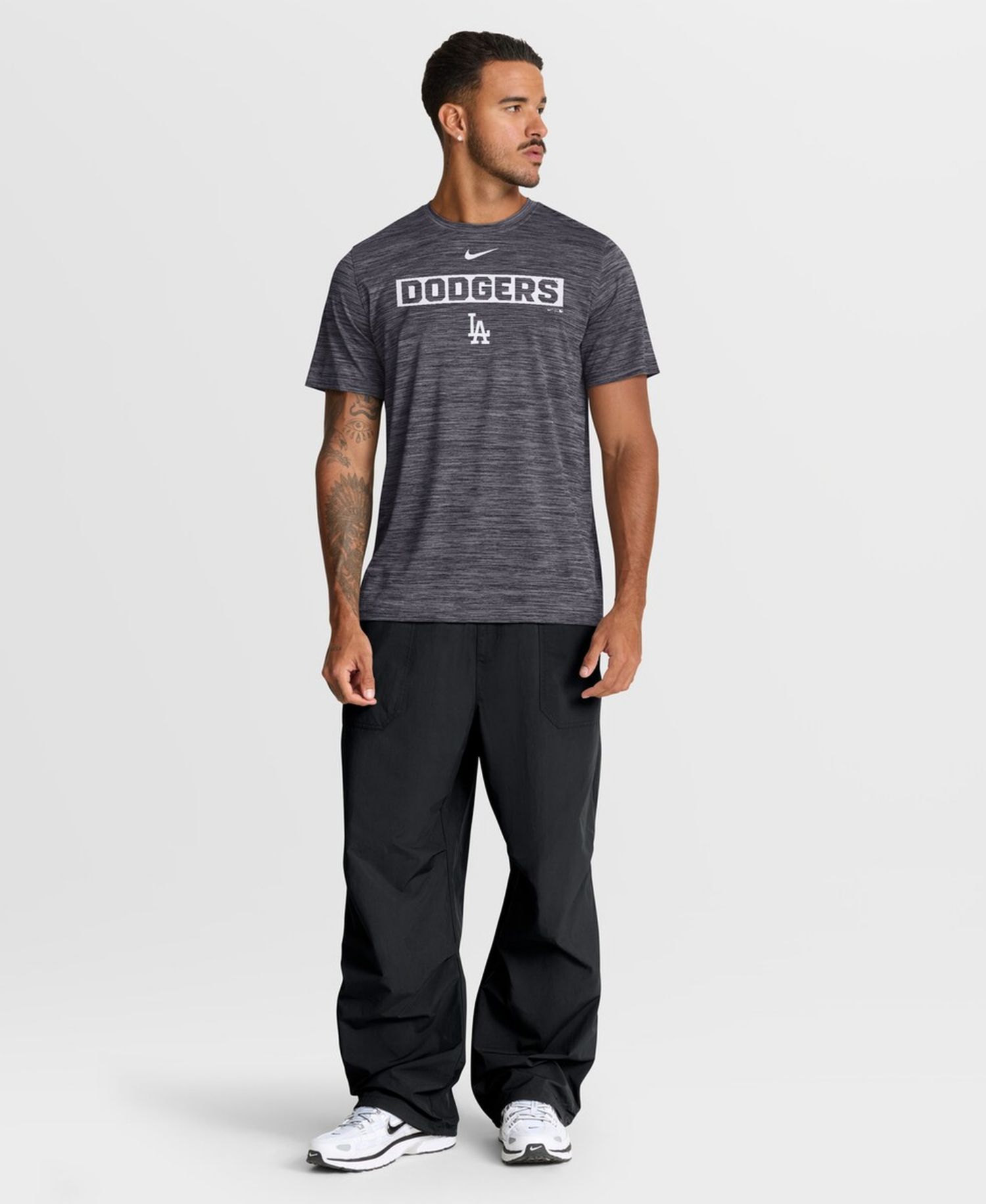Men's Black Los Angeles Dodgers Velocity Dri-FIT T-Shirt