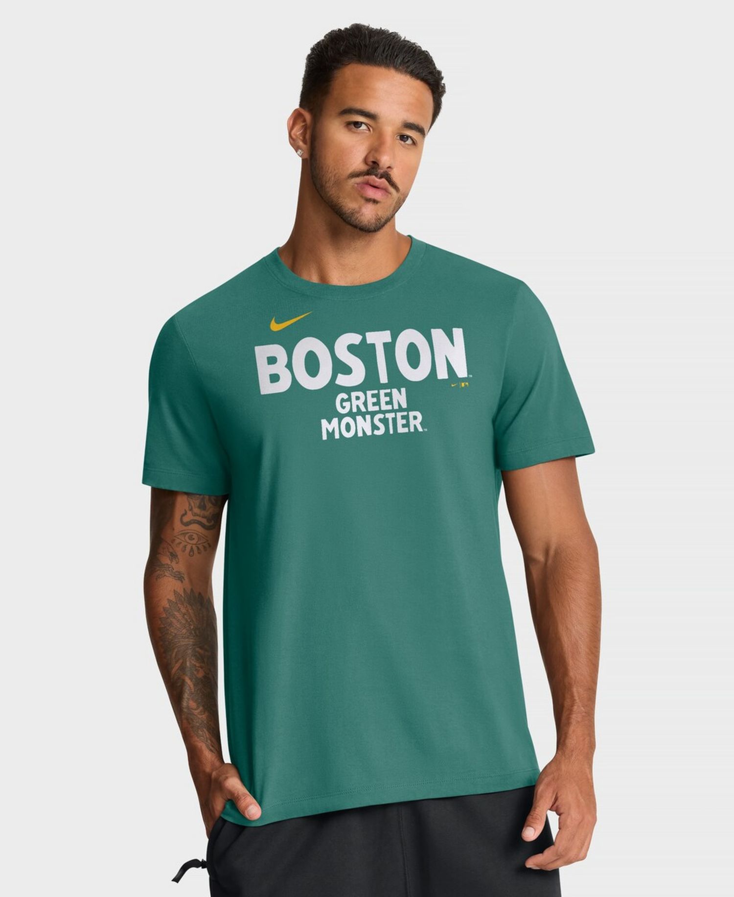 Men's Green Boston Red Sox City Connect Wordmark T-Shirt
