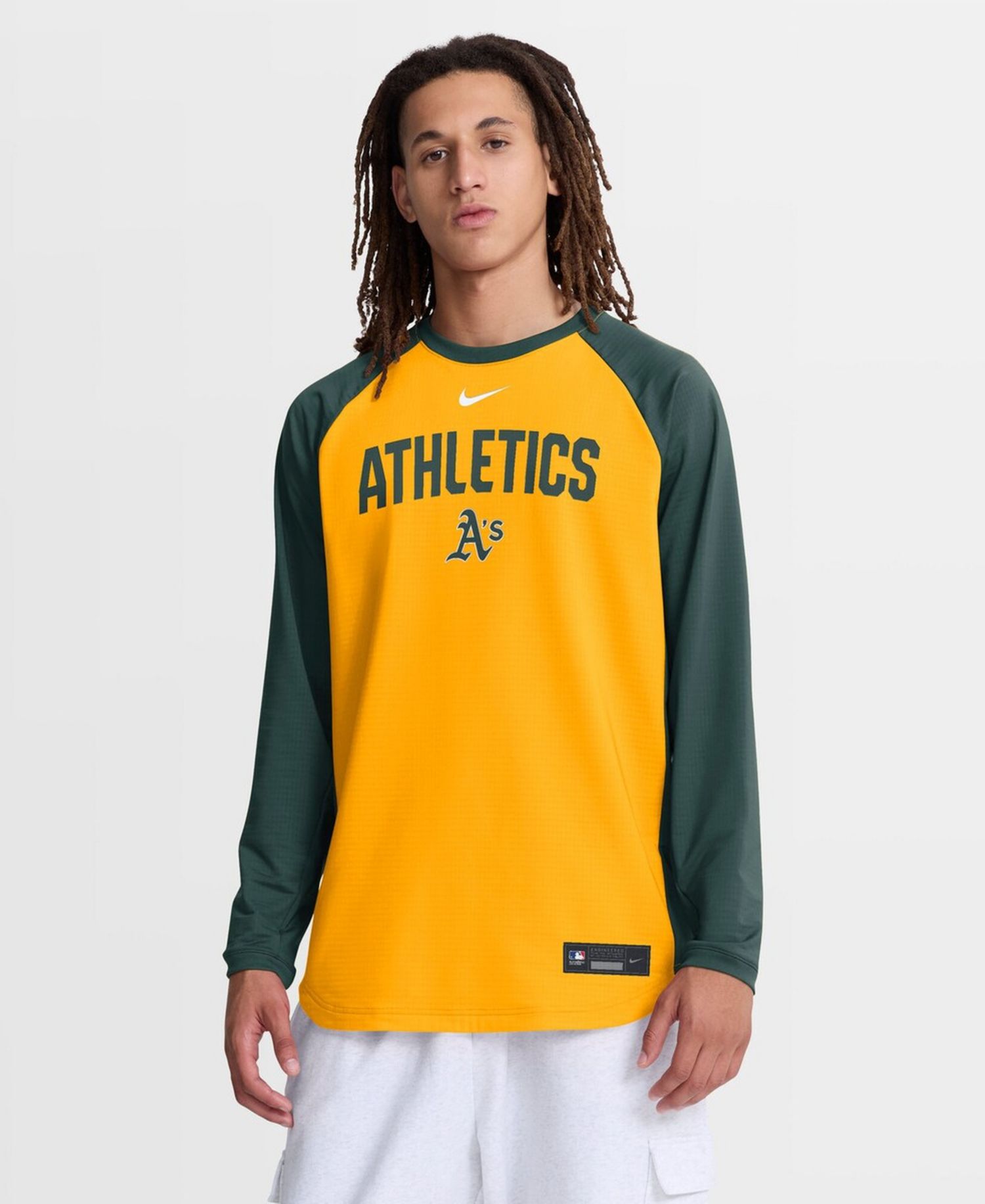 Men's Gold Athletics Authentic Collection Raglan Dri-FIT Sweatshirt