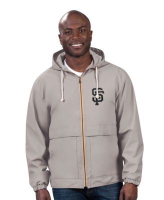 Men's Gray San Francisco Giants Full-Zip Rain Jacket
