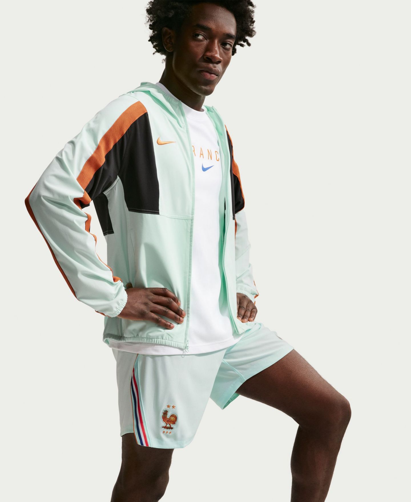 Мужские шорты Nike Green France National Team 2026 Away Stadium Replica — фото 4