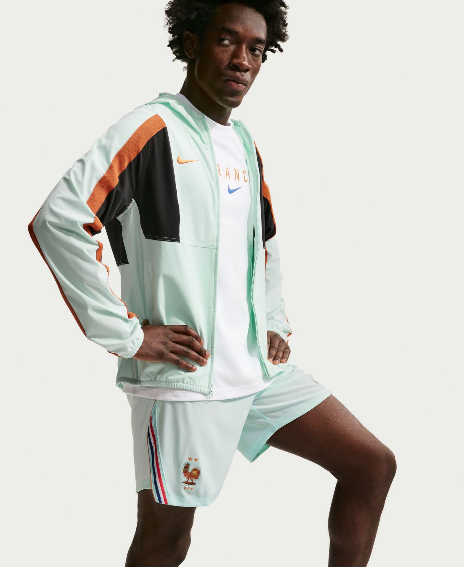 Men's Green France National Team 2026 Away Stadium Replica Shorts