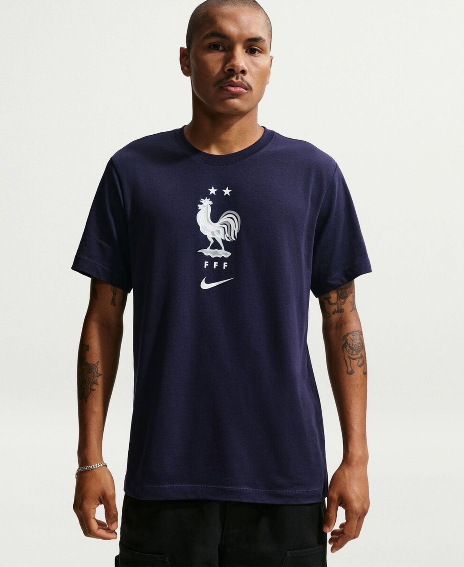 Men's Blue France National Team Crest T-Shirt