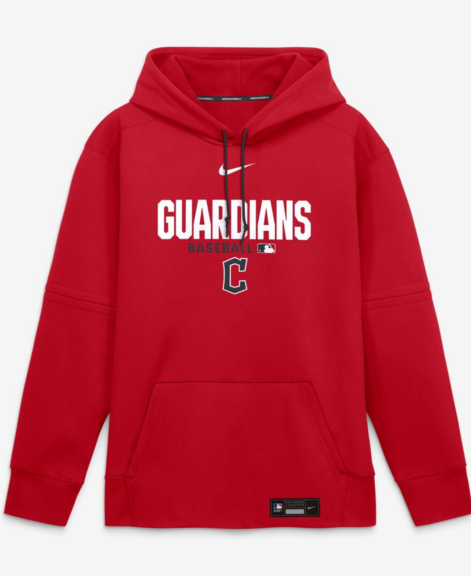 Men's Red Cleveland Guardians Authentic Collection Therma-FIT Hoodie
