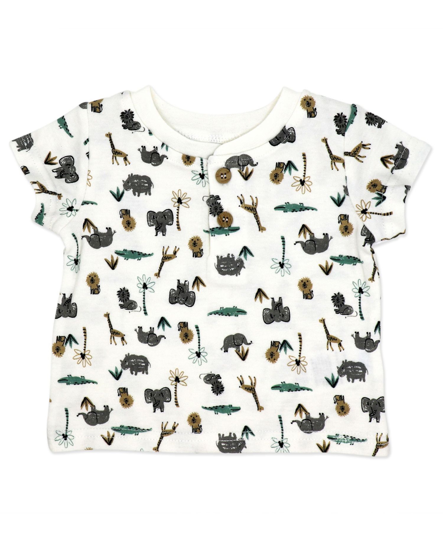 Baby Boys' Short-Sleeve T-Shirt, Bodysuit and Shorts, 3-Piece Set