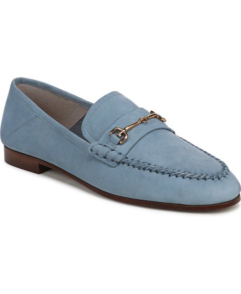 Женские туфли Sam Edelman Loraine Soft Slip-On, цвет: Синий нубуковый замшевый