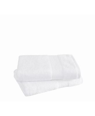 Cotton-Blend Bath Towels, Set of 2