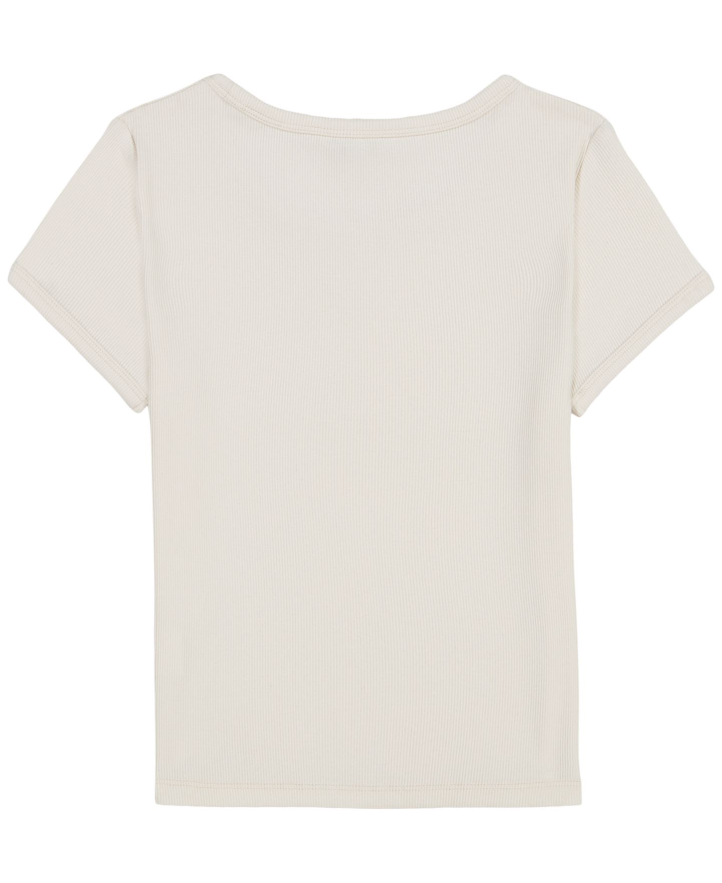 Футболка Calvin Klein Short-Sleeve для девочек, цвет: Чёрный — фото 6