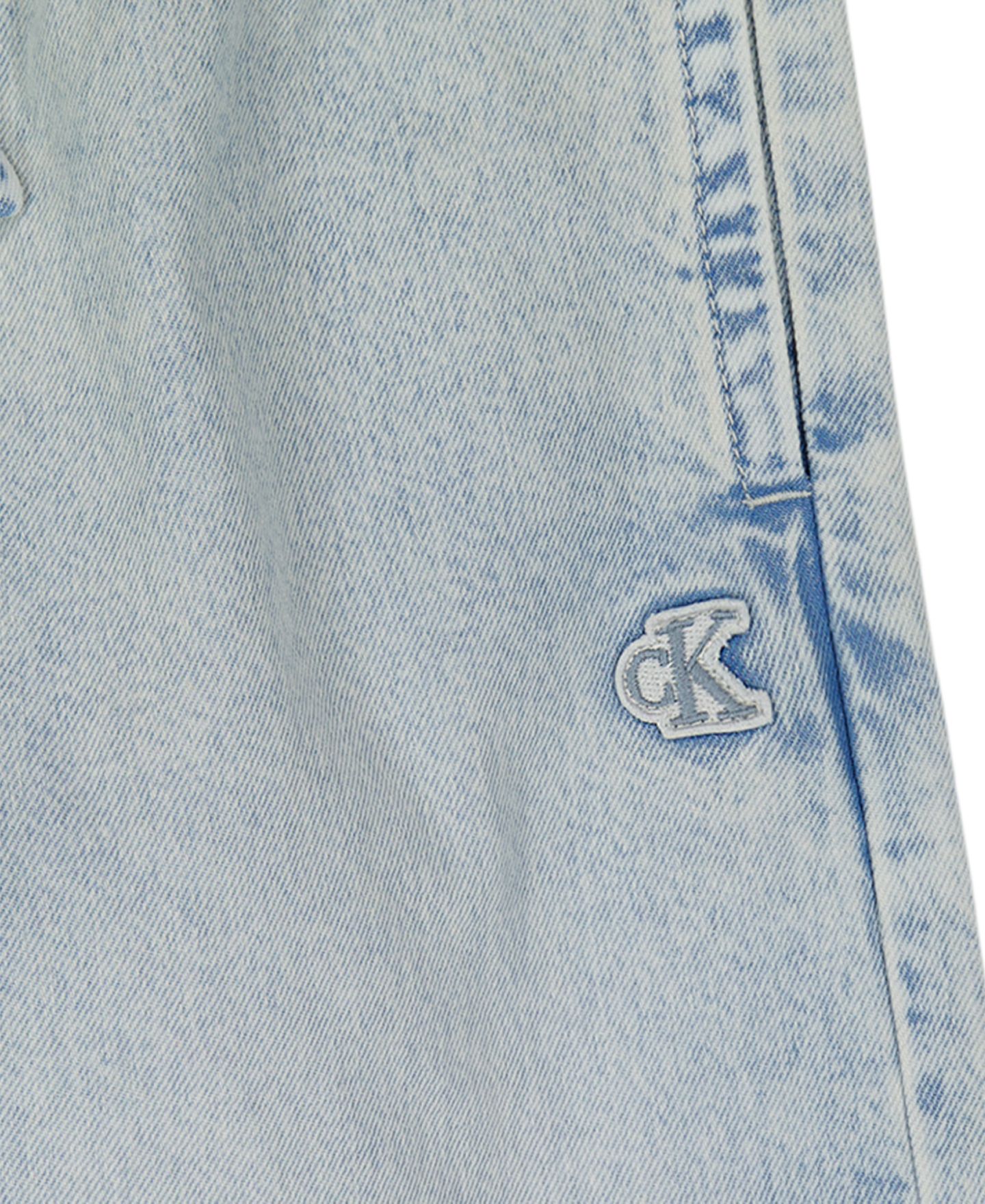 Джинсы Calvin Klein Wide-Leg Denim для девочек, цвет: Варёный, вариант 1 — фото 4