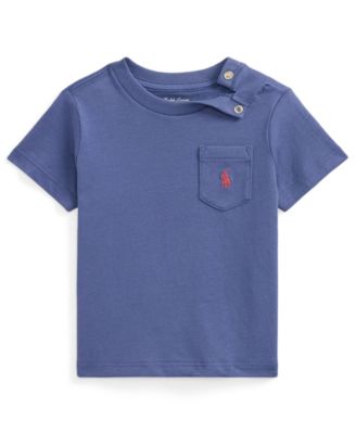 Polo Ralph Lauren Baby Boys Cotton Jersey Pocket T-Shirt - Blue Heaven 20$