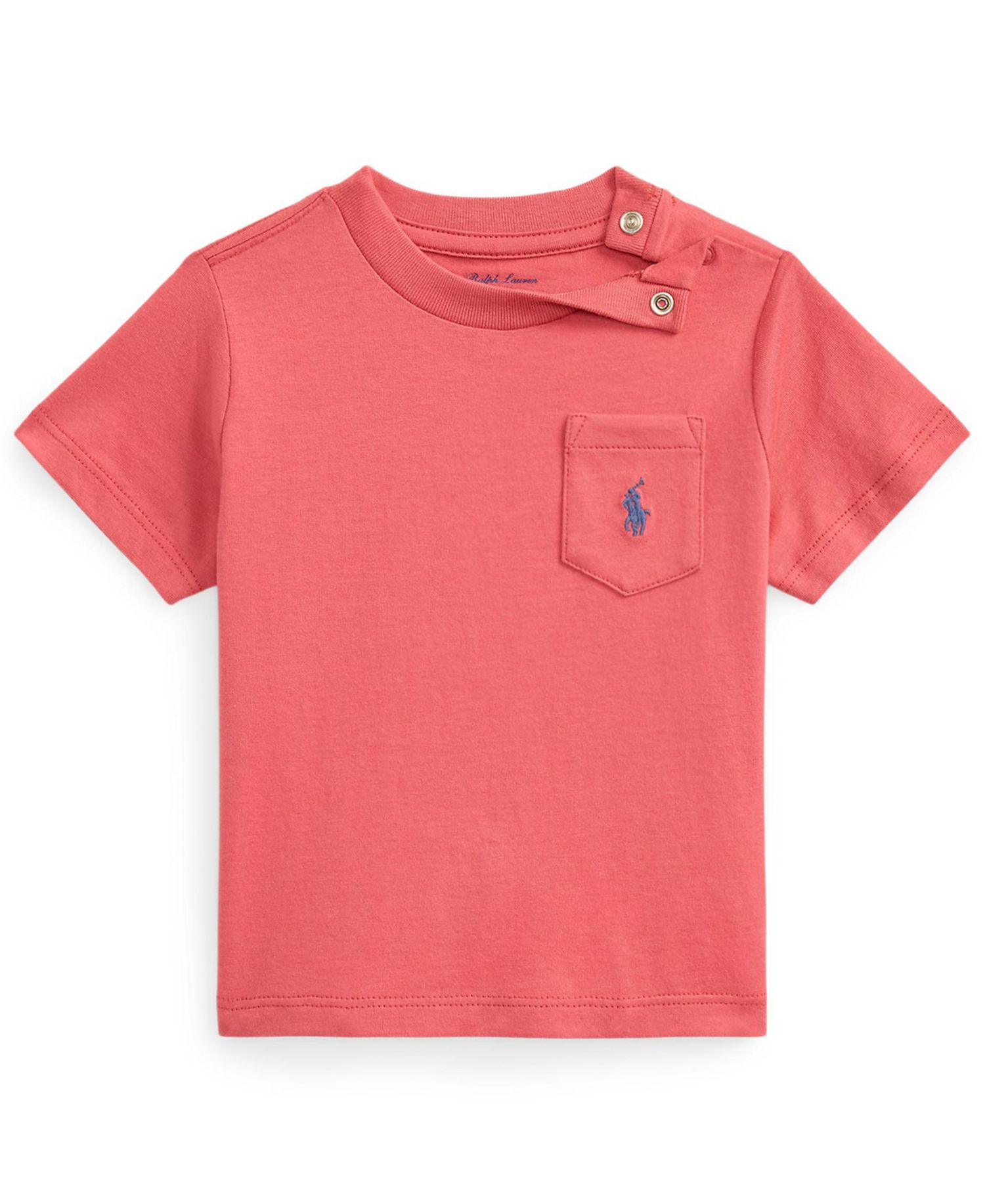 Baby Boys' Cotton Jersey Pocket T-Shirt
