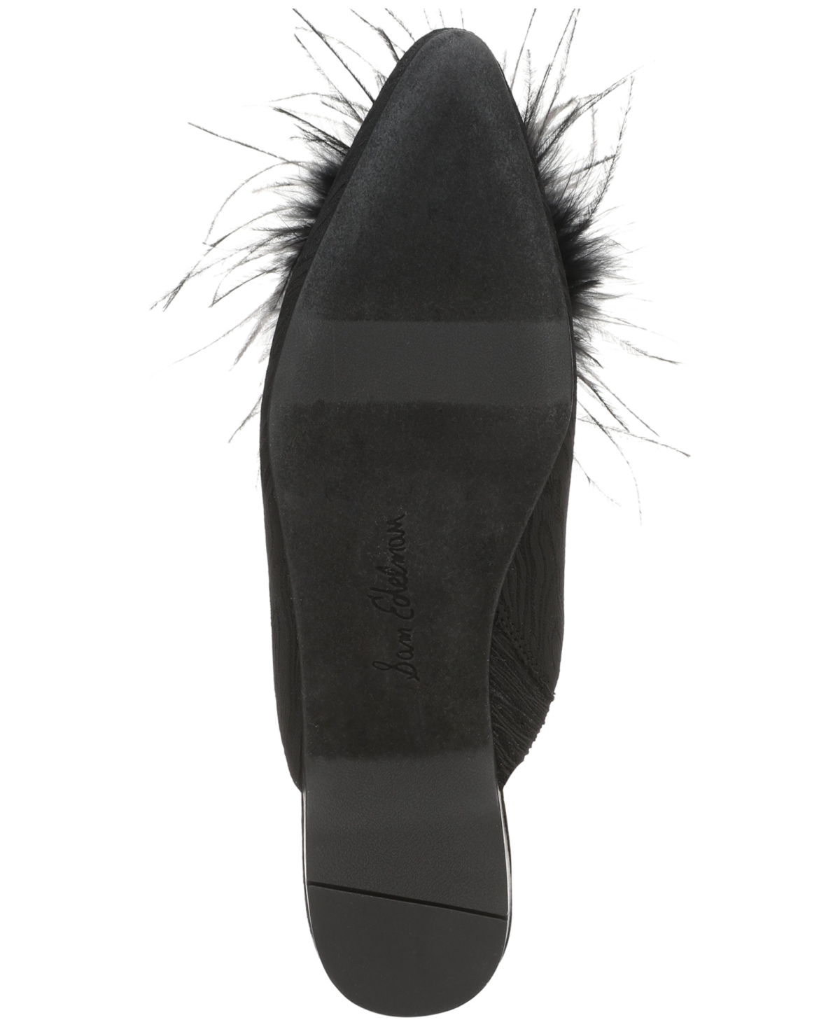 Sam Edelman Women's Khai Feather Slip-On Mule Flats
