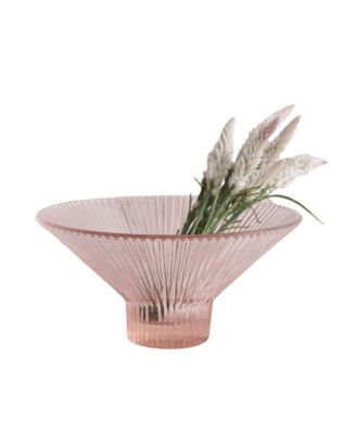 Pressed Glass Low Bowl