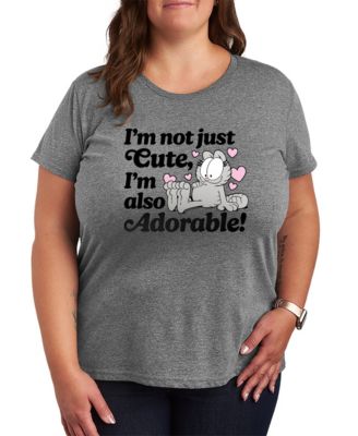 Plus Size The Garfield Adorable Nermal Graphic T-Shirt