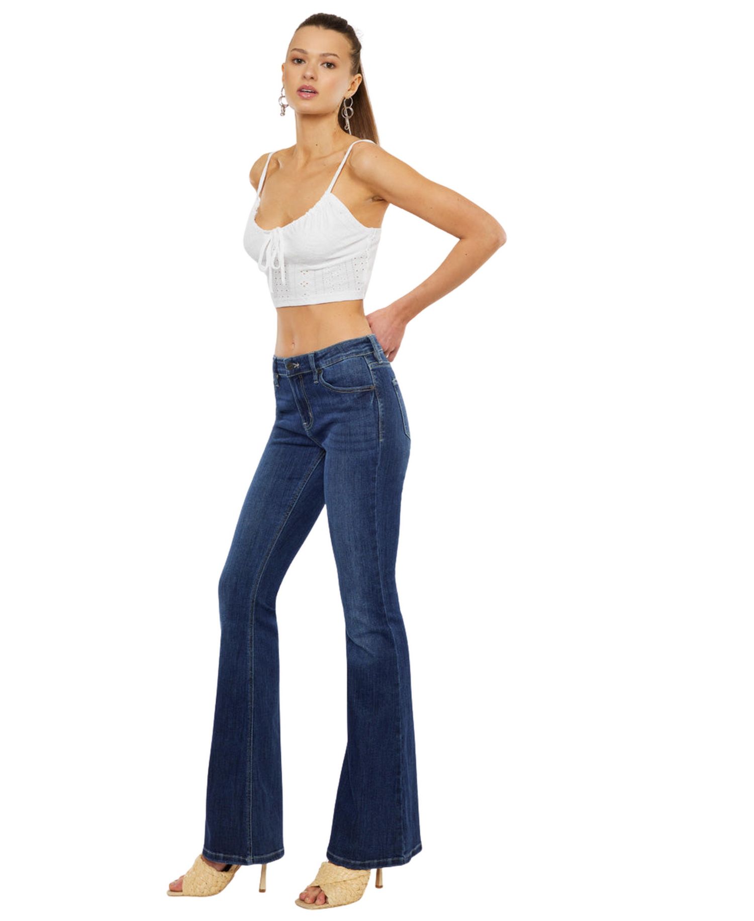 Women's Samuel Mid Rise Flare Jeans