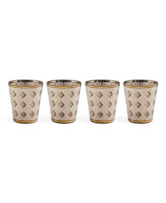 Basketweave 4-Pc. Glassware Set
