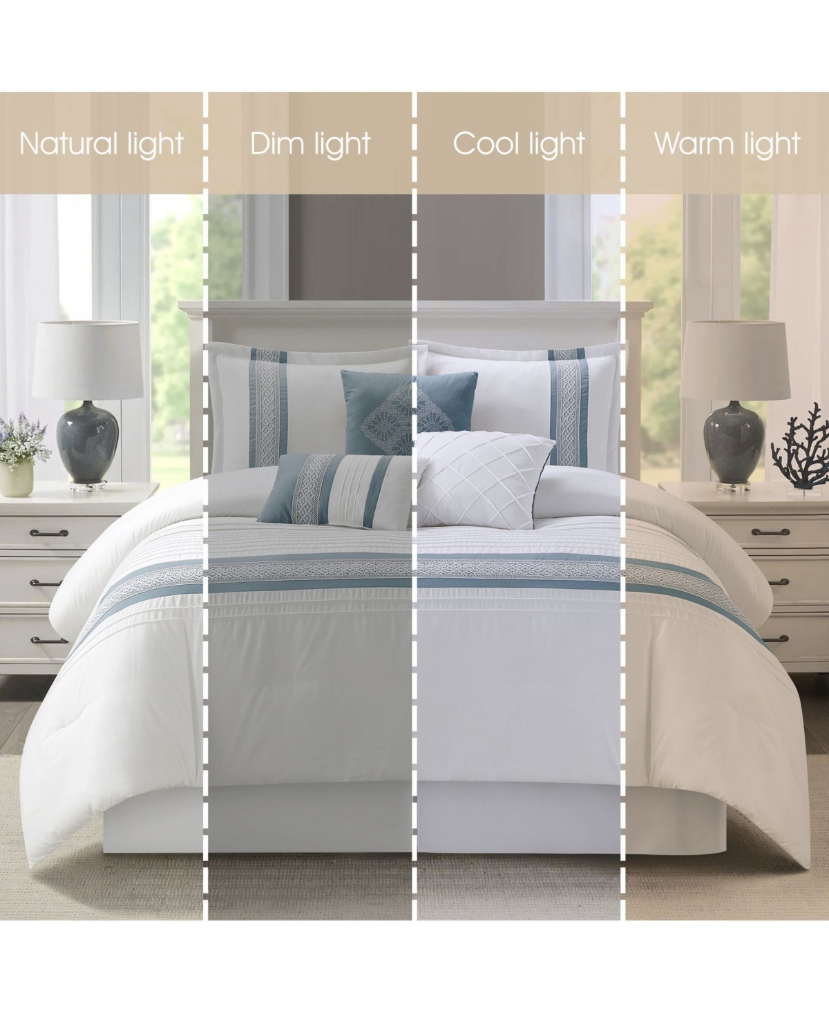 Stratford Park Durango Stripes 7-Pc. Comforter Set