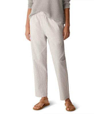 Women's High-Waist Tapered-Ankle Pants