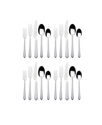 Forged Zia 20-Pc. Flatware Set, Service For 4