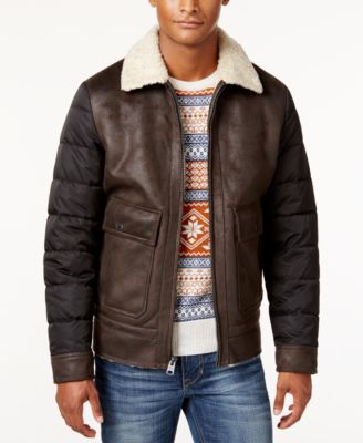 big mens leather bomber jackets