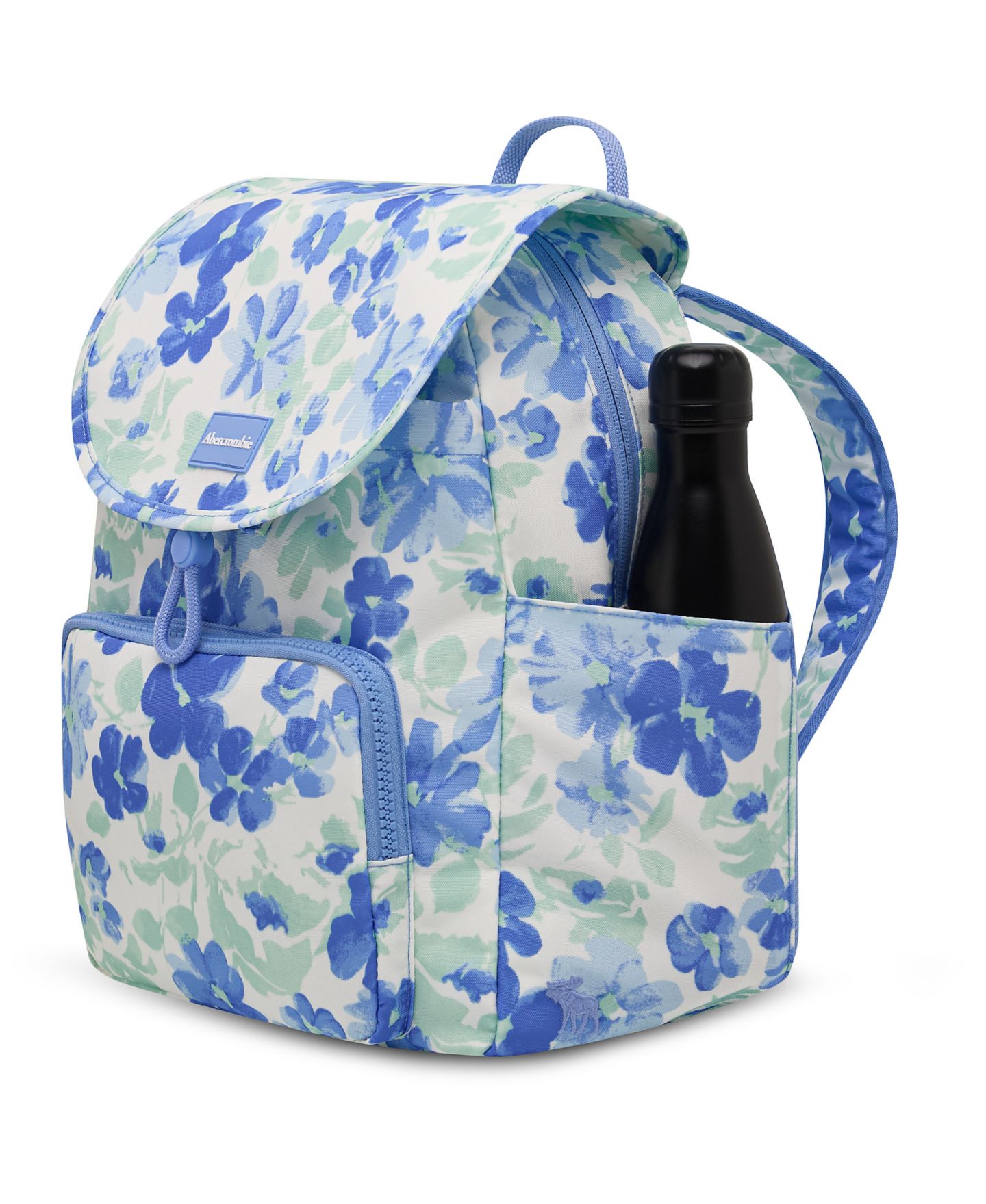 Рюкзак abercrombie kids Aspen Print Flap Rucksack для девочек, цвет: Лазурный — фото 2