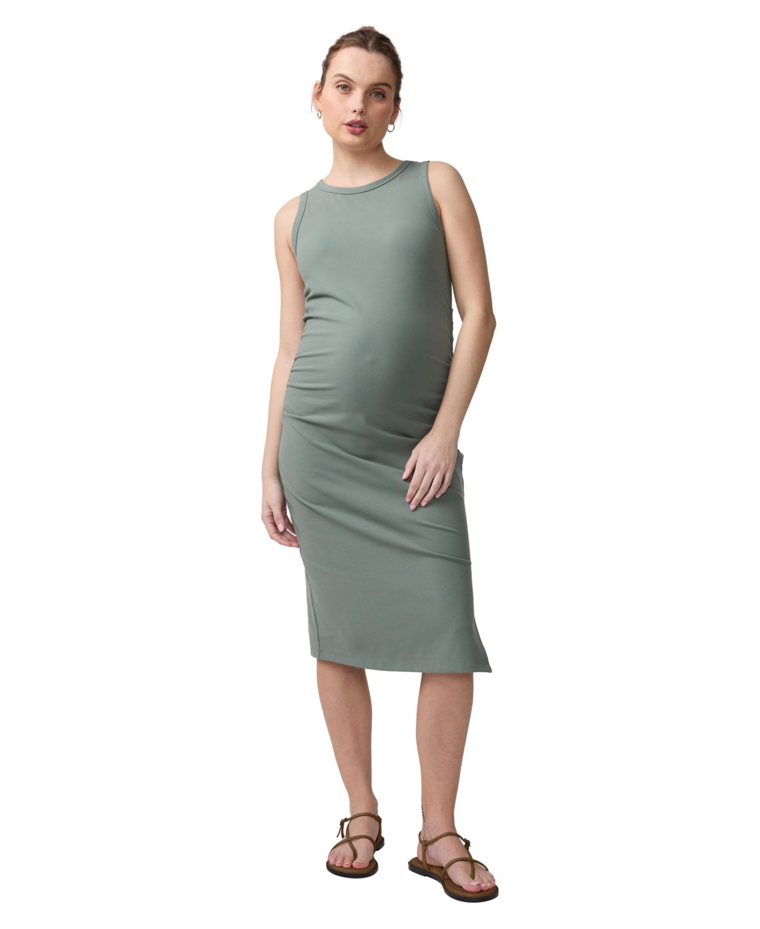 Women's Ingrid + Isabel Sleeveless Ruched Body Con Dress
