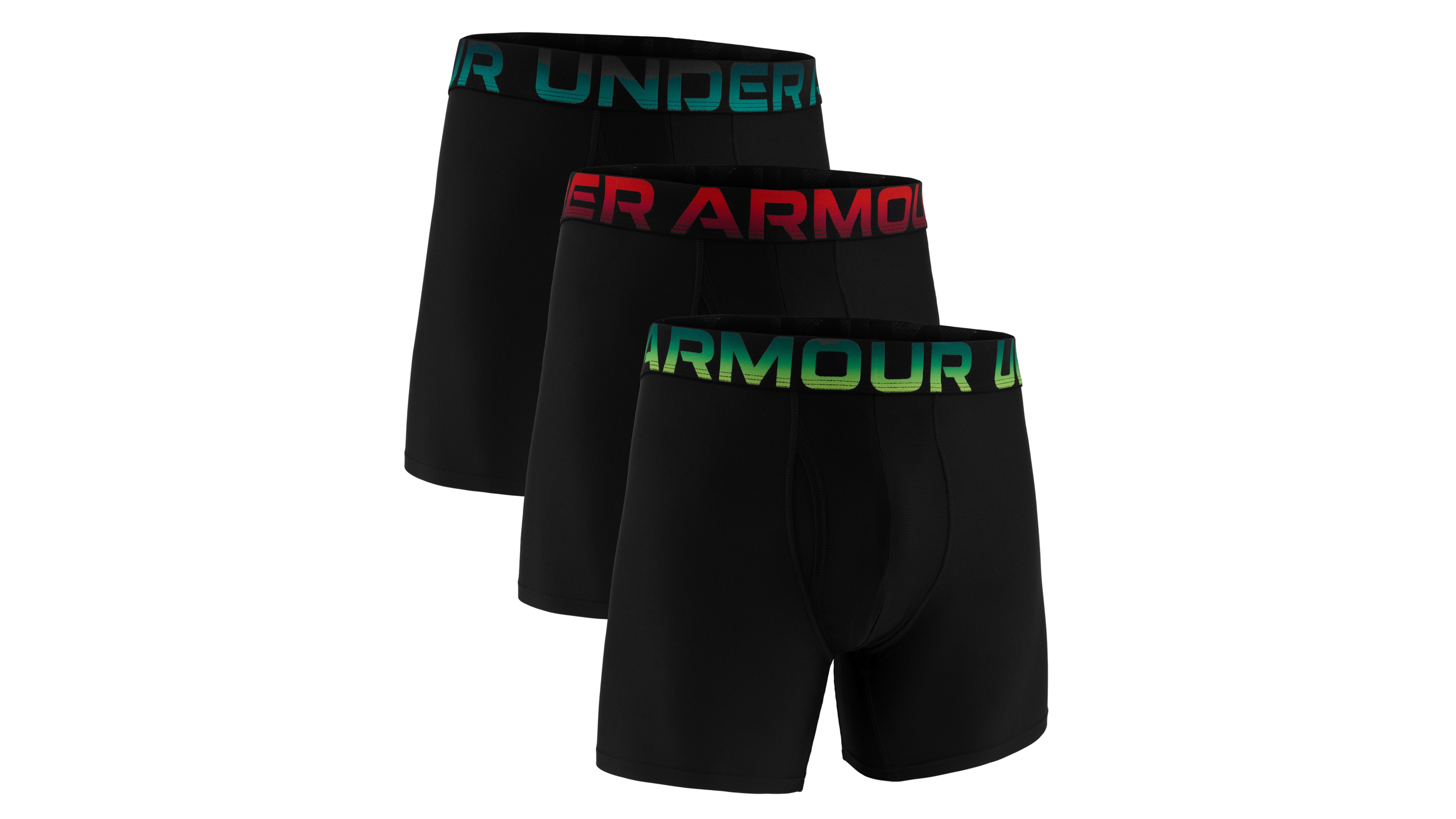 Under Armour Men's Performance Tech Novelty 6" Boxer Briefs, 3-Pack