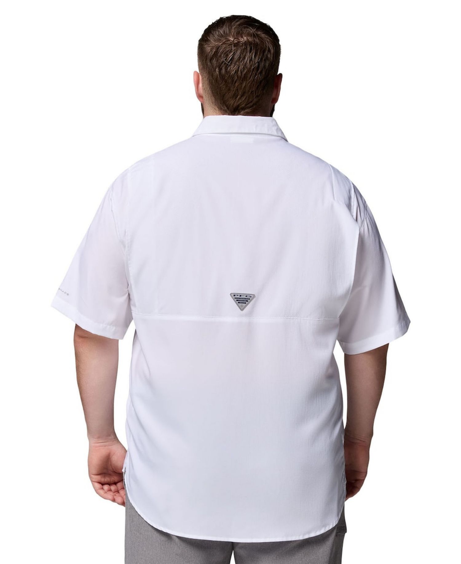 Men's White Florida Gators Big & Tall Tamiami Omni-Shade Button-Down Shirt