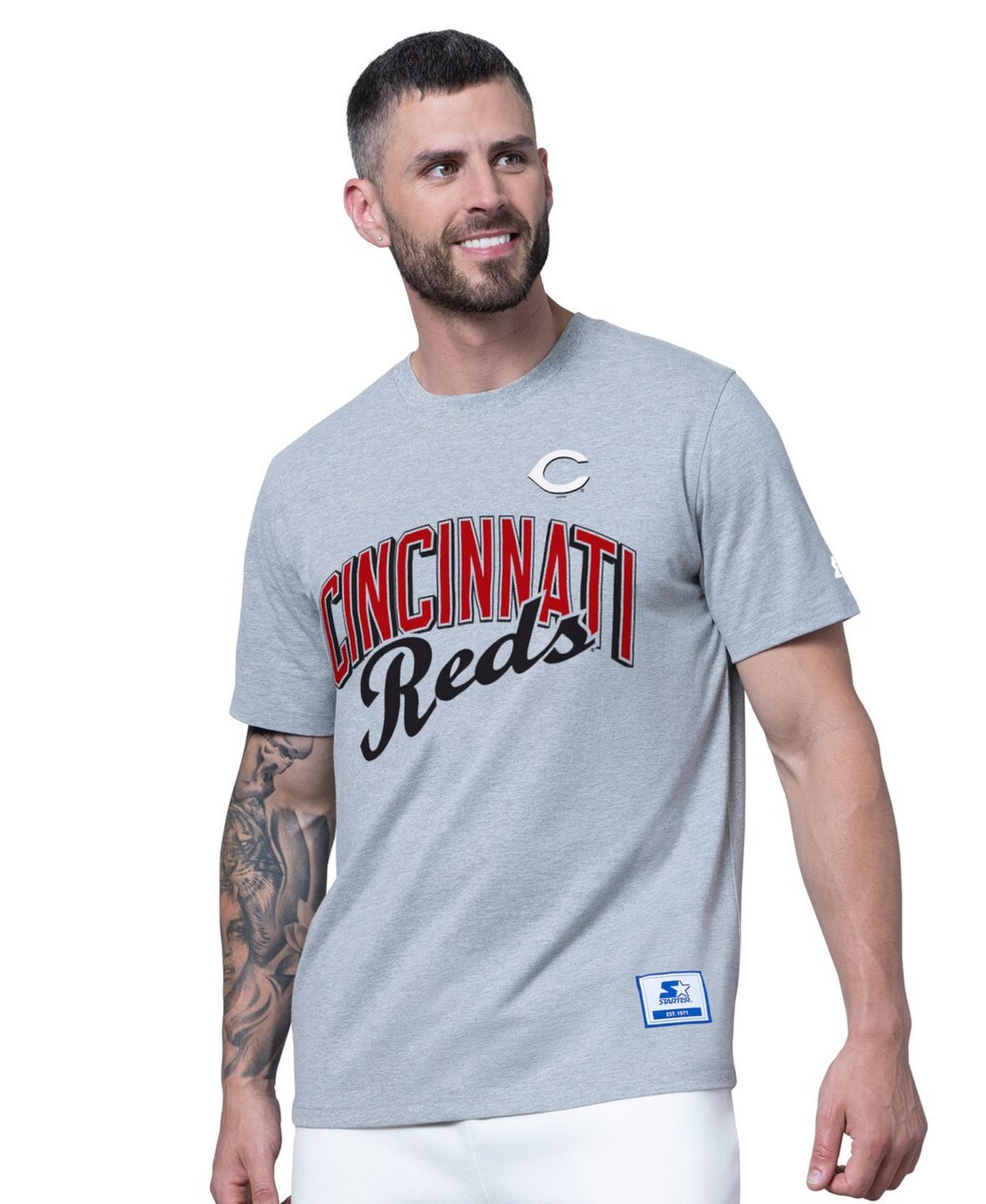 Men's Red/Heather Gray Cincinnati Reds Two-Pack T-Shirt Set