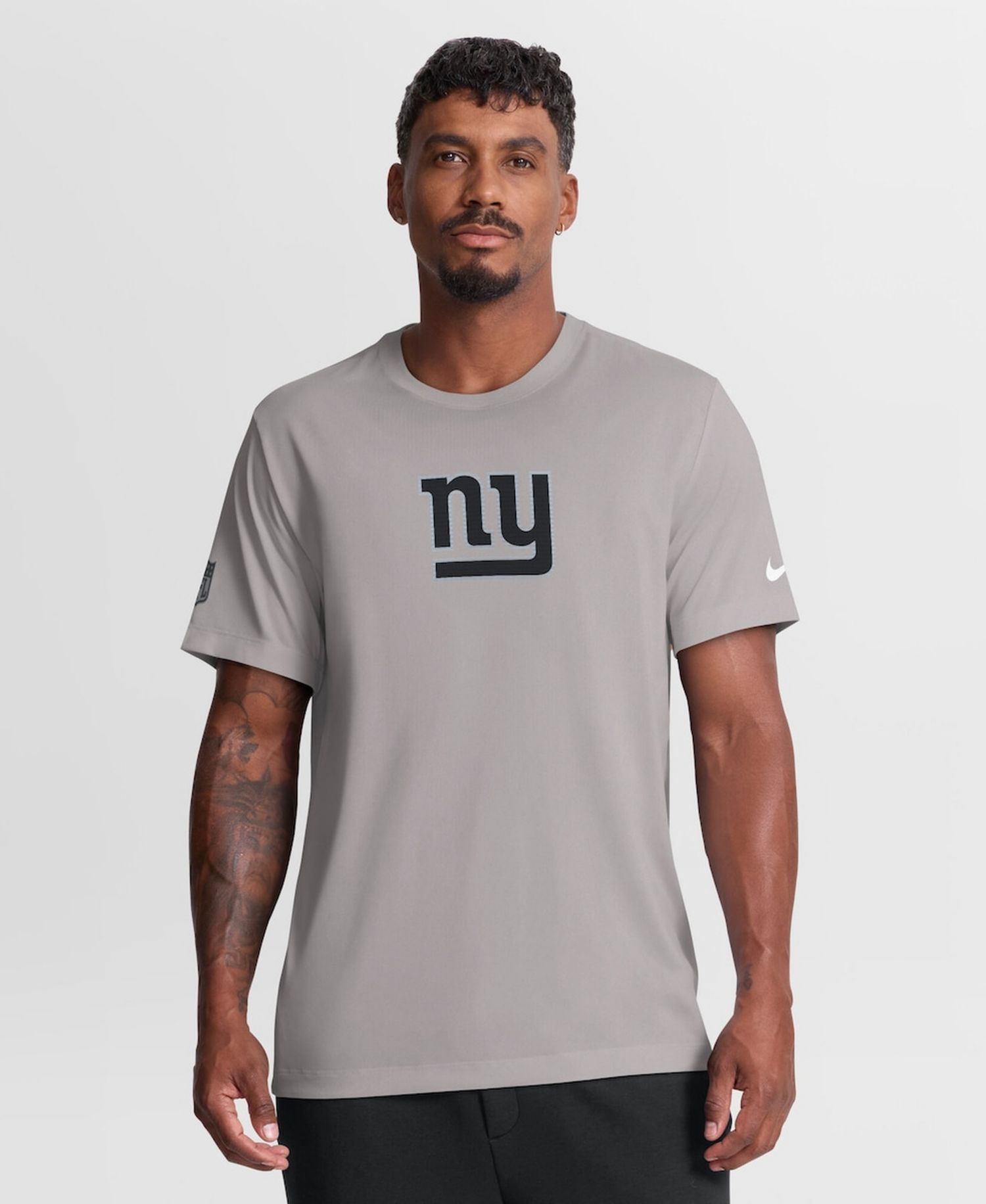 Men's Gray New York Giants Sideline Lead The Charge Legend Dri-FIT T-Shirt
